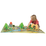 The Happy Architect Dinosaur World & Play Mat