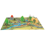The Happy Architect Dinosaur World & Play Mat