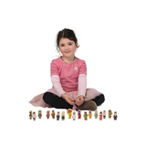 Freckled Frog Dress-Up Blocks - Multicultural Traditional Dress, Set of 18 - Modern Teaching Aids NZ