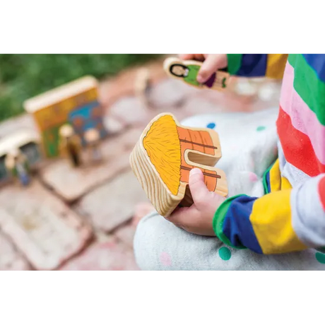 Freckled Frog Block Play Set - Multicultural, Set of 33