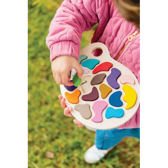 Artist Palette Puzzle - 19 Pieces - Modern Teaching Aids NZ