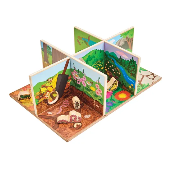 Minibeasts Habitat Discovery Set -15 Pieces - Modern Teaching Aids NZ