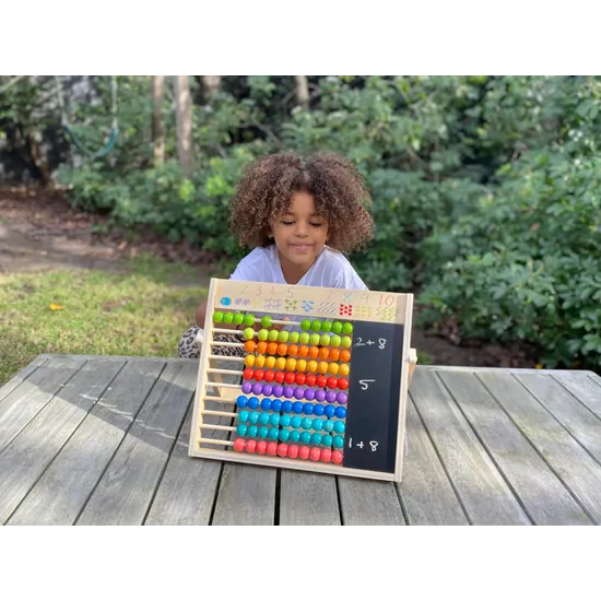 Freckled Frog Drawing and Count Abacus - Numeracy & Fine Motor - Modern Teaching Aids NZ