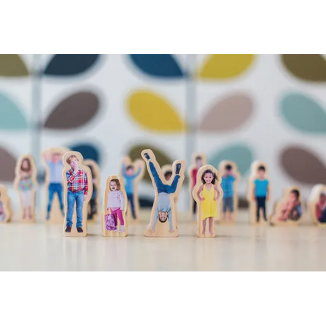 How Am I Feeling today Wooden People - 15pcs - Modern Teaching Aids NZ