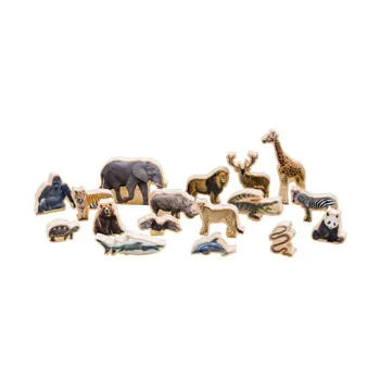 Wild Animals - 17  Pieces - Modern Teaching Aids NZ