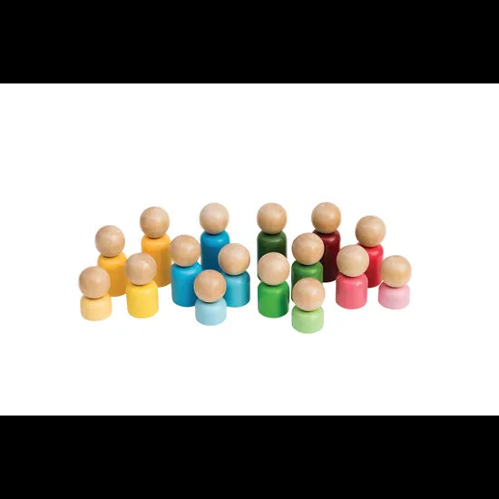Rainbow Families 16 Pieces - Modern Teaching Aids NZ