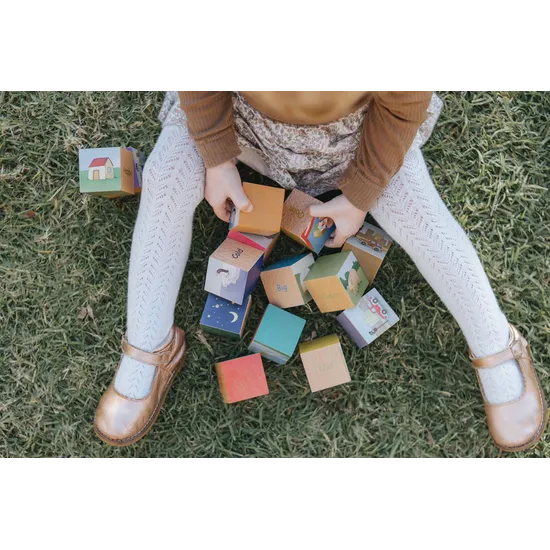 Learn and Turn  Opposite Blocks 16 Pieces