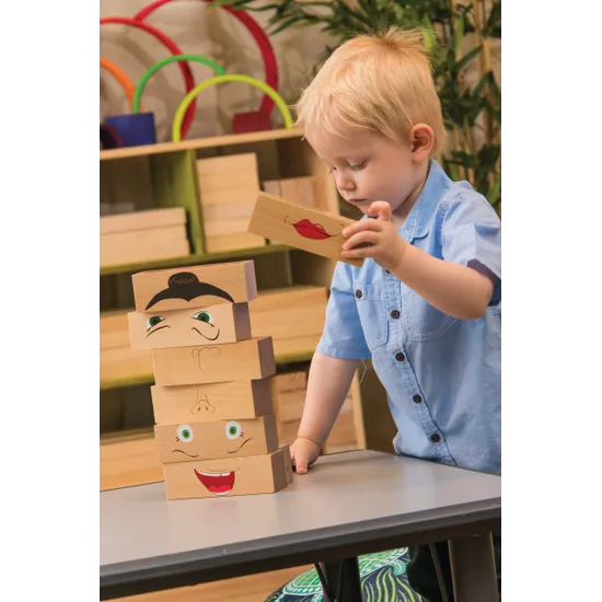 How Am I Feeling? Wooden Blocks - Modern Teaching Aids NZ