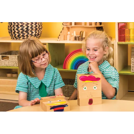 How Am I Feeling? Wooden Blocks - Modern Teaching Aids NZ