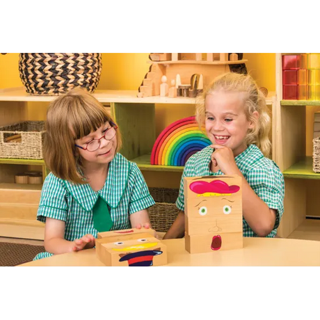 How Am I Feeling? Wooden Blocks - Modern Teaching Aids NZ