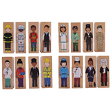 Multicultural Community Stacking Blocks 12 Piecess - Modern Teaching Aids NZ