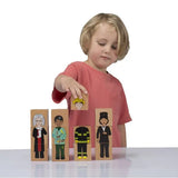 Multicultural Community Stacking Blocks 12 Piecess - Modern Teaching Aids NZ