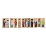 Multicultural Community Stacking Blocks 12 Piecess - Modern Teaching Aids NZ