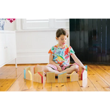 Colourful Houses Blocks 16 Pieces - Modern Teaching Aids NZ