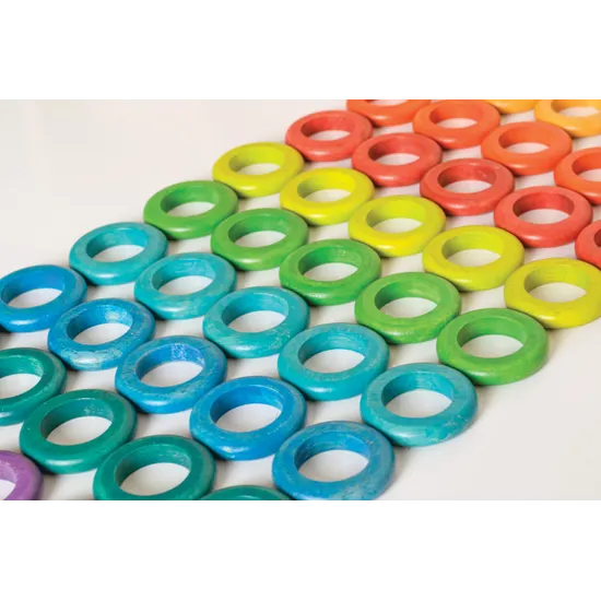 Hooping Rainbows 46 pieces - Modern Teaching Aids NZ