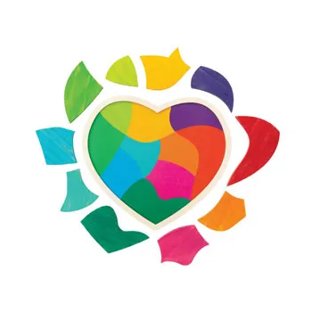 Hearts Full of Colour - 10 Pieces - Modern Teaching Aids NZ