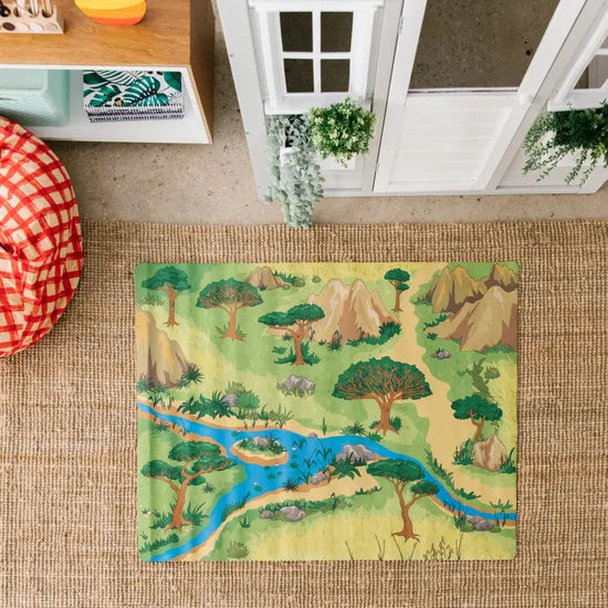 The Happy Architect Wild Animals Play Mat - Modern Teaching Aids NZ