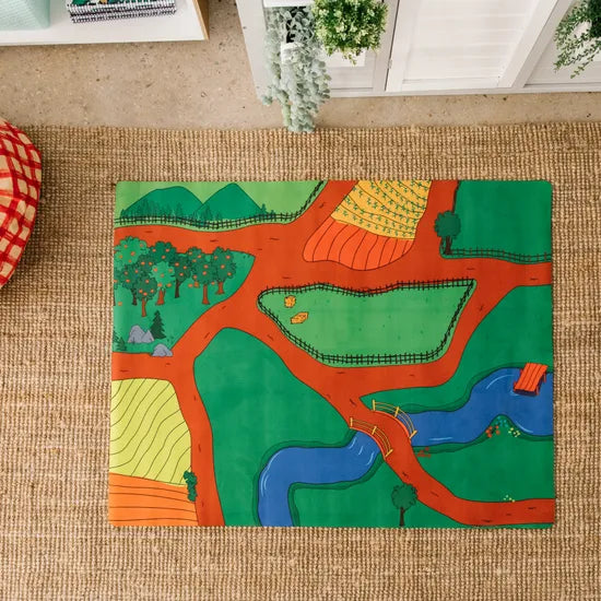 The Happy Architect Farm Play Mat - Modern Teaching Aids NZ
