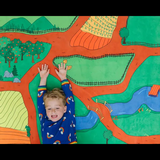 The Happy Architect Farm Play Mat - Modern Teaching Aids NZ