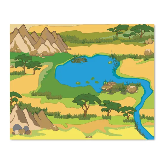 The Happy Architect Dinosaur World Play Mat - Modern Teaching Aids NZ