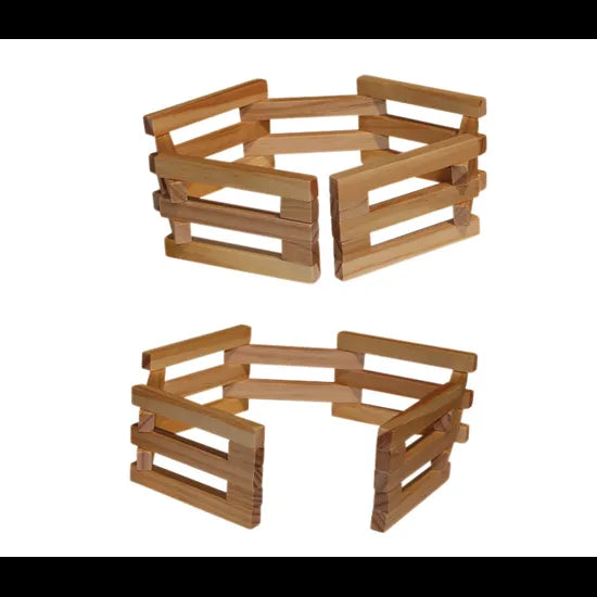Wooden Fences - Set of 4 - Modern Teaching Aids NZ