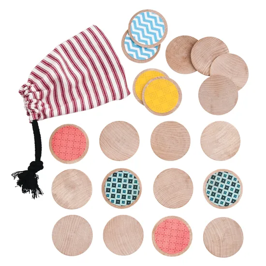 Wooden Memory Pairs Combo Set