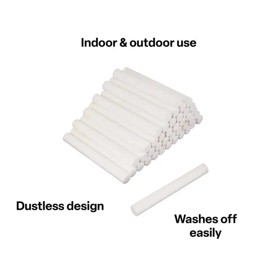 Dustless White Chalk - Box of 100 - Modern Teaching Aids NZ
