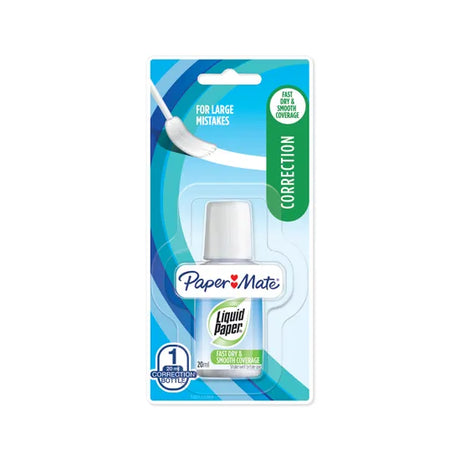 Paper Mate Liquid Paper Correction Fluid 20ml - Modern Teaching Aids NZ