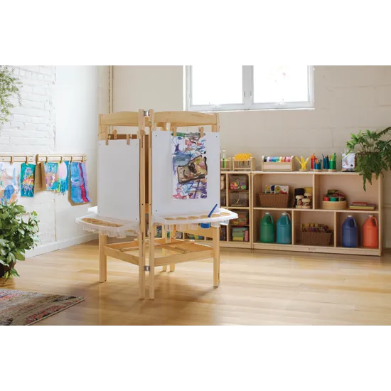 Premium Wooden 4-Sided Easel - Modern Teaching Aids NZ