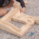 Unit Block Marble Run - Set of 40 - Modern Teaching Aids NZ