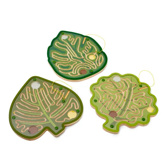 Nature's Paths Magnetic Leaf Mazes: Set of 3 - Modern Teaching Aids NZ