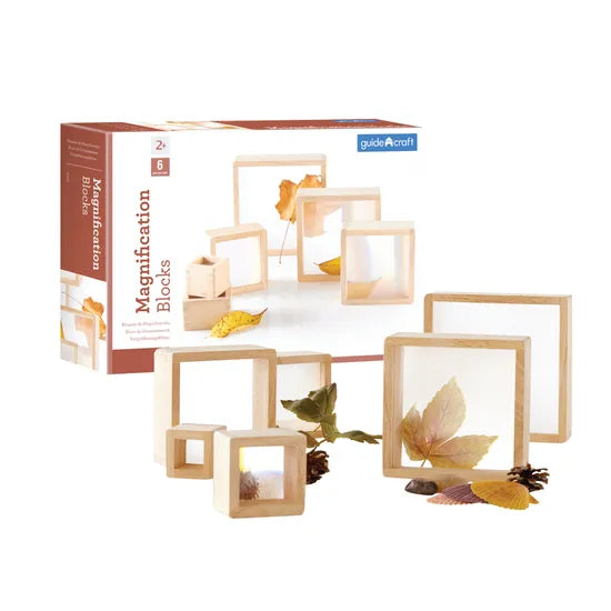 Magnification Blocks - Set of 6 - Modern Teaching Aids NZ