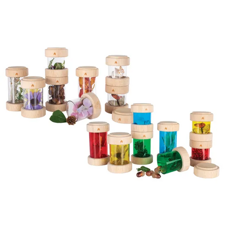 Treasure Tubes - Set of 16 - Modern Teaching Aids NZ