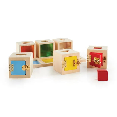 Peekaboo Lock Boxes Set of 6 - Modern Teaching Aids NZ