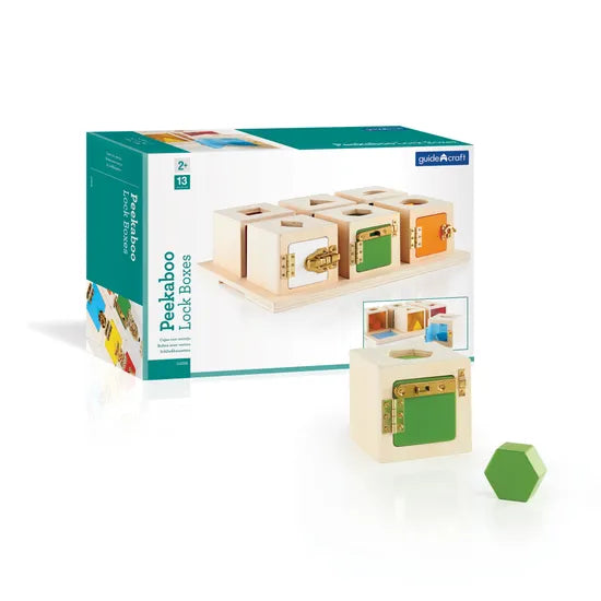 Peekaboo Lock Boxes Set of 6 - Modern Teaching Aids NZ