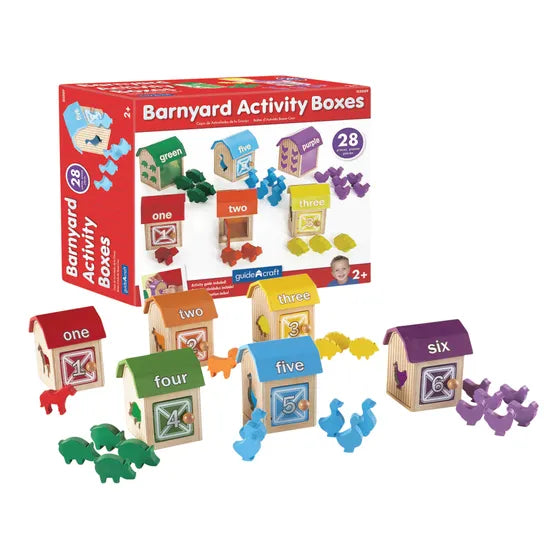 Barnyard Activity Boxes - 28 Pcs - Modern Teaching Aids NZ