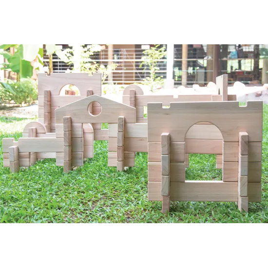 Notch Blocks Outdoor Construction Set - 89 pieces - Modern Teaching Aids NZ