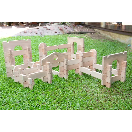 Notch Blocks Outdoor Construction Set - 89 pieces - Modern Teaching Aids NZ
