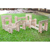 Notch Blocks Outdoor Construction Set - 89 pieces - Modern Teaching Aids NZ