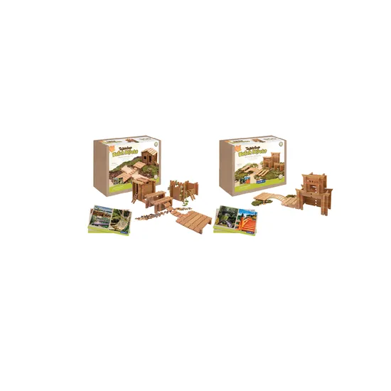 Table Top Notch Blocks Western & Eastern Set - Modern Teaching Aids NZ