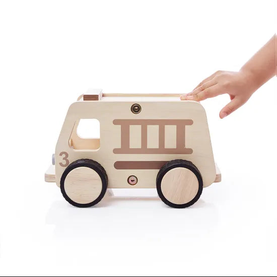Wooden Fire Truck - Modern Teaching Aids NZ
