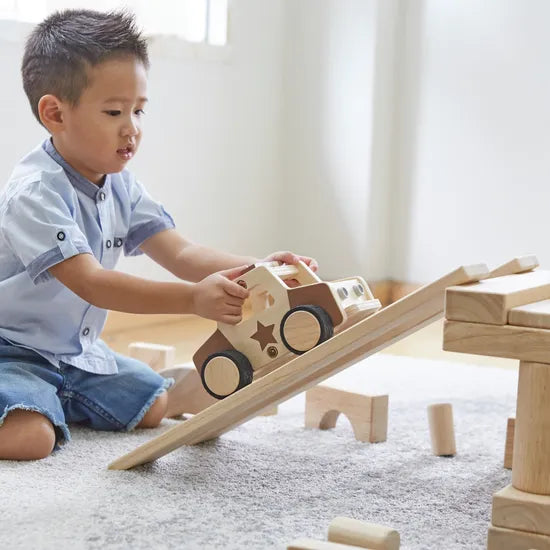 Wooden Police Car - Modern Teaching Aids NZ