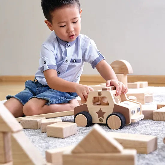 Wooden Police Car - Modern Teaching Aids NZ
