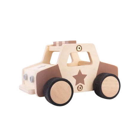 Wooden Police Car - Modern Teaching Aids NZ