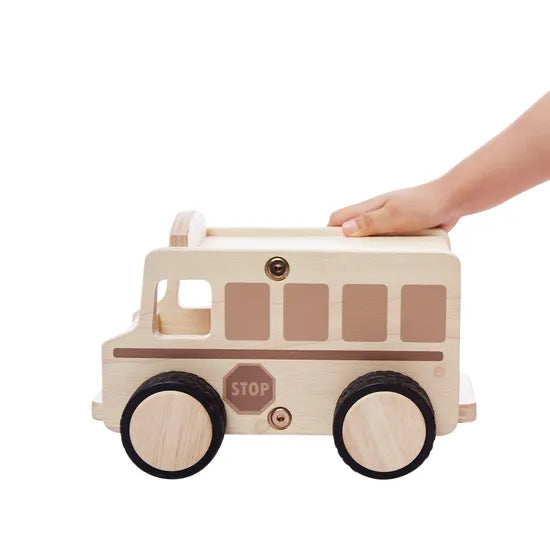 Wooden School Bus - Modern Teaching Aids NZ