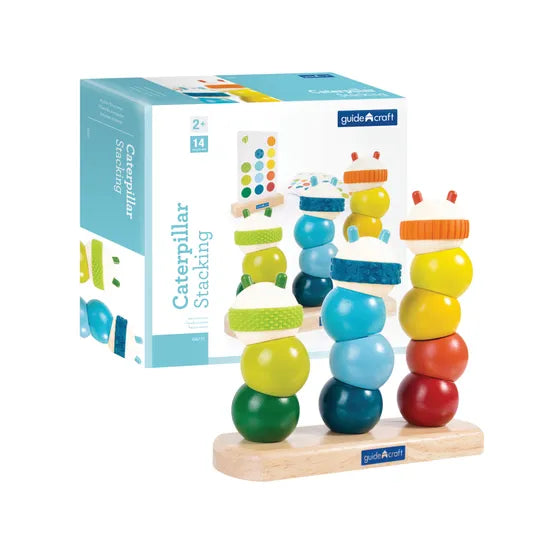Caterpillar Stacking - 12 Pcs - Modern Teaching Aids NZ