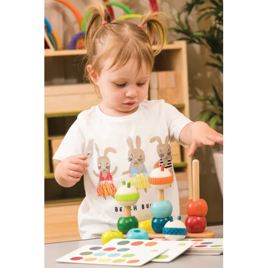 Caterpillar Stacking - 12 Pcs - Modern Teaching Aids NZ