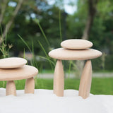 Stacking Wooden Stones - 20 pieces - Modern Teaching Aids NZ