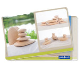 Stacking Wooden Stones - 20 pieces - Modern Teaching Aids NZ