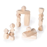 Stacking Wooden Blocks - 20 pieces - Modern Teaching Aids NZ
